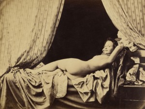 Nude photograph by Félix-Jacques-Antoine Moulin 1856