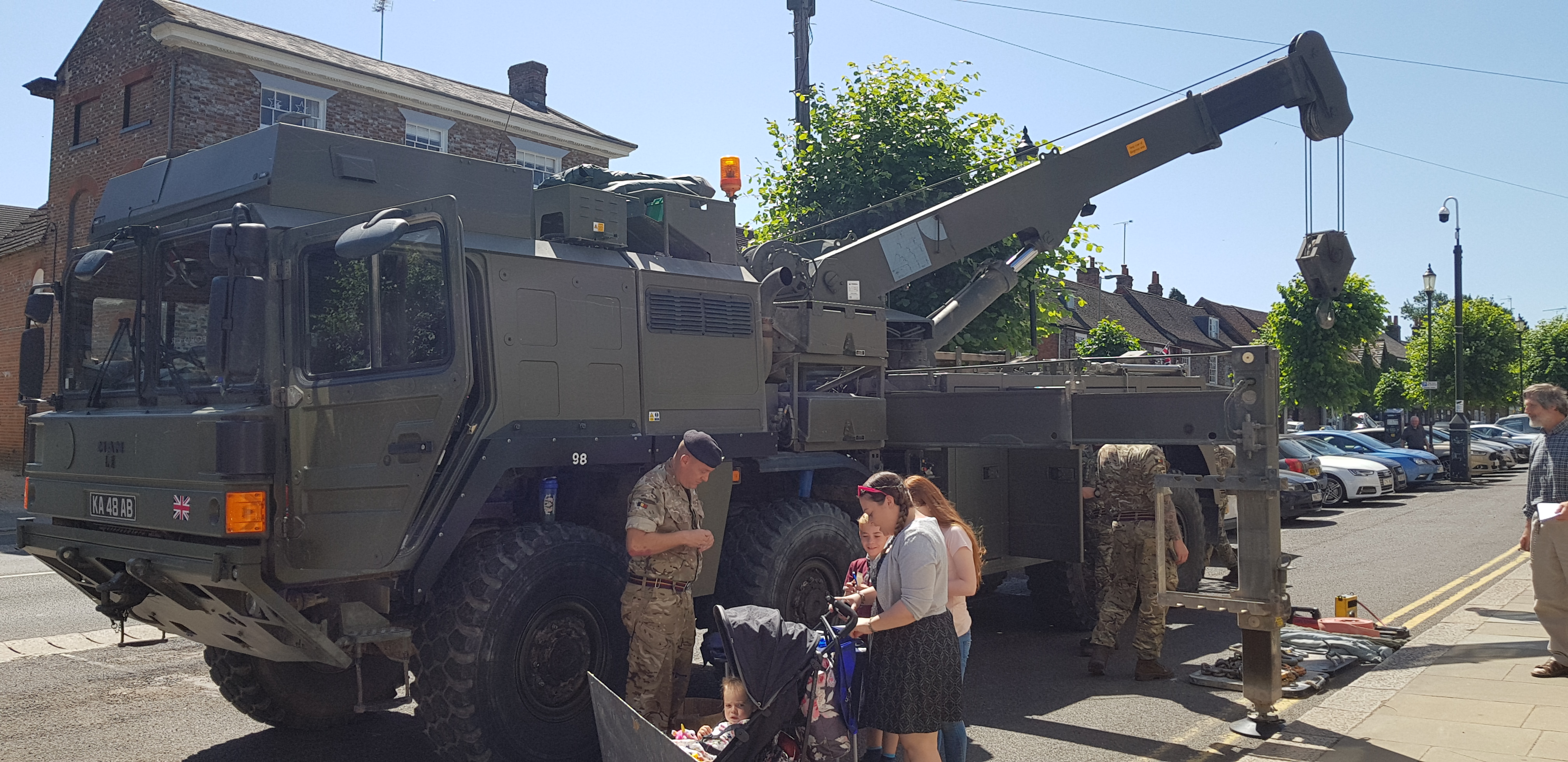 Hungerford Arcade Armed forces Day June 2018