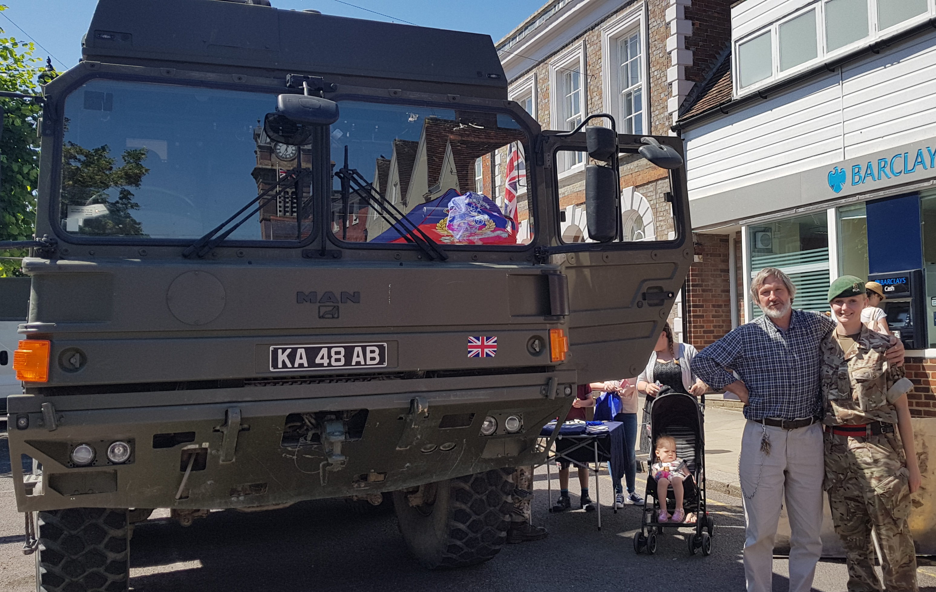 Hungerford Arcade Armed Forces Day June 2018