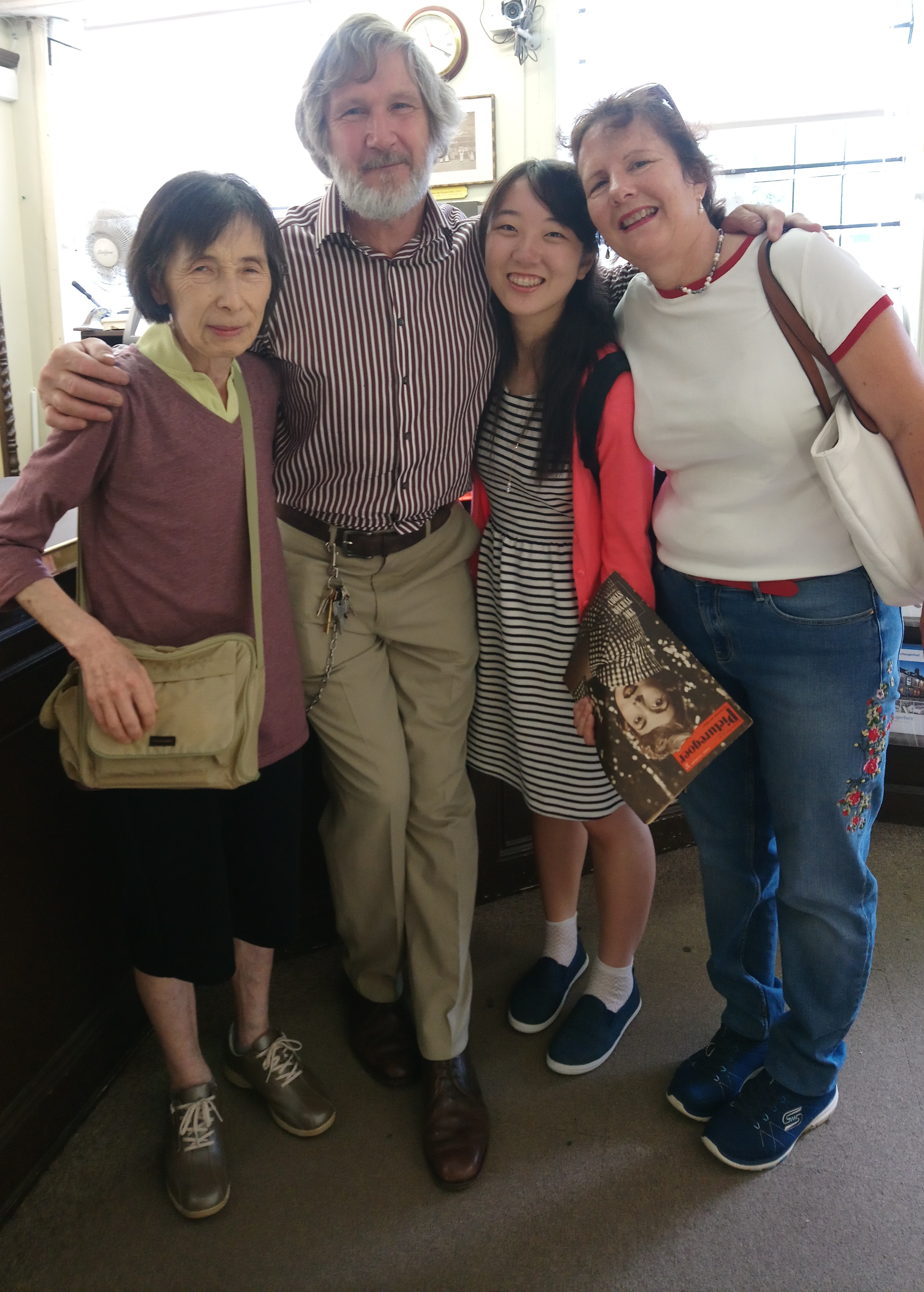 Hungerford Arcade Japanese visitors July 2018