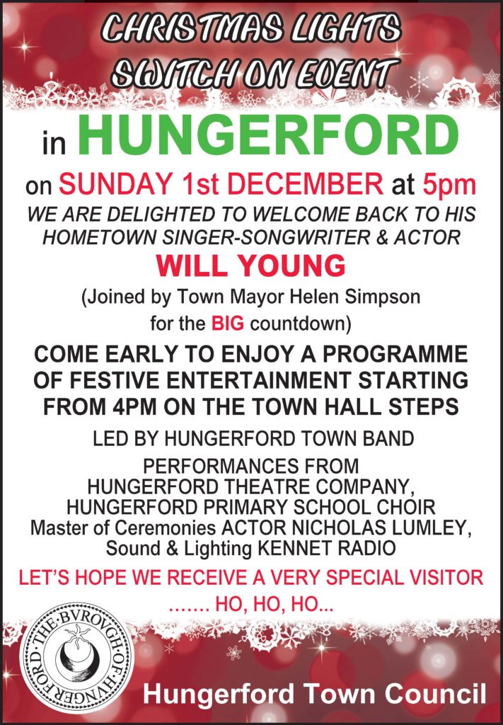 Hungerford Arcade Blog Will Young returning home to Hungerford Nov 2019