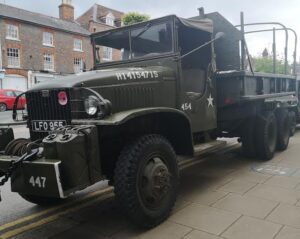 Hungerford Arcade Vintage Military Vehicles D Day 6th June 
